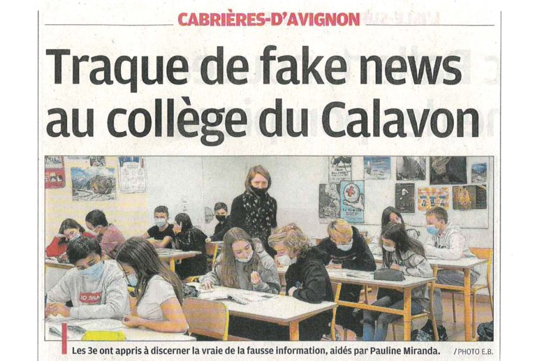 Minute presse – La Provence du 7/10/20 image