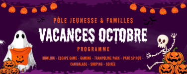 JEUNESSE - LE PROGRAMME DES VACANCES D'OCTOBRE image