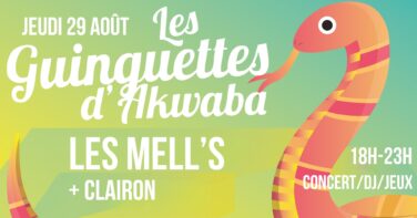 JEU 29/08 : Les Guinguettes d'AKWABA - Les Mell's + Clairon image