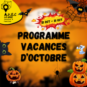 Accueil Jeunes : Programme des vacances de la Toussaint 2024 image