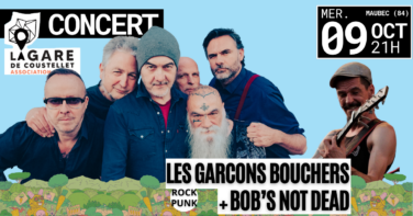 CONCERT LES GARCONS BOUCHERS + BOB'S NOT DEAD image