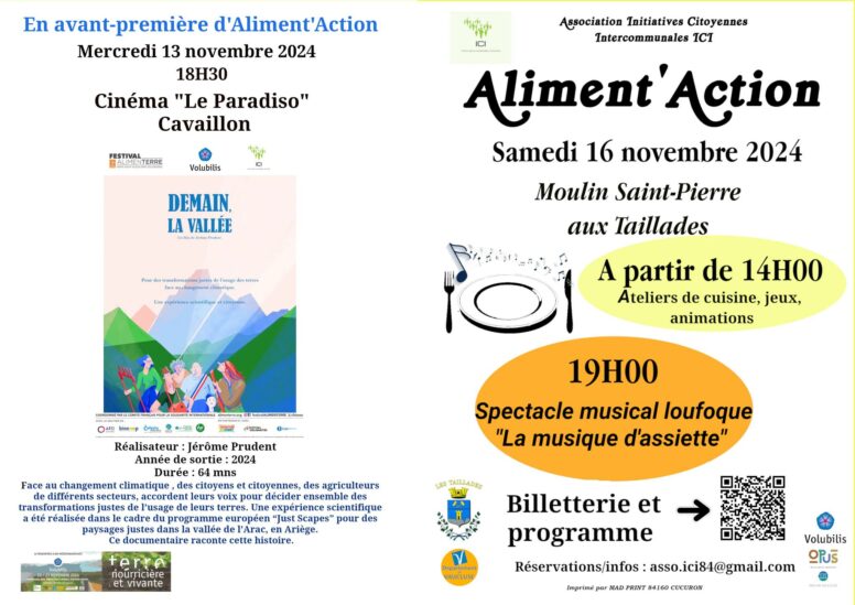 Aliment’action – 16 novembre 2024 – Les Taillades image