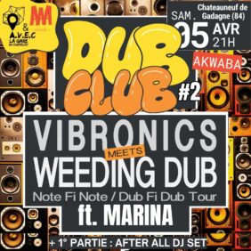 DUB CLUB#2 / VIBRONICS meets WEEDING DUB ft. MARINA P + After All DJ Set image