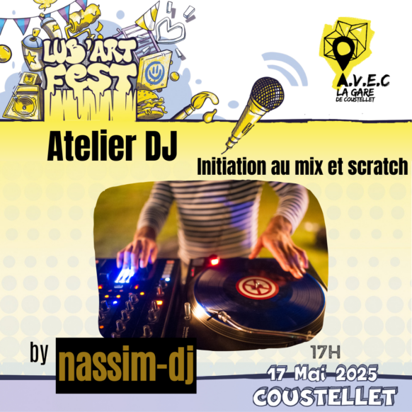 LUB’ART FESTIVAL – Atelier DJ par nassim-dj image