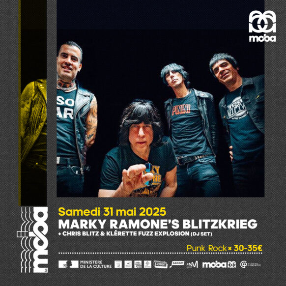MARKY RAMONE’S BLITZKRIEG @La Moba image