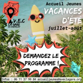 Accueil Jeunes : Programme des vacances d'été2025 image
