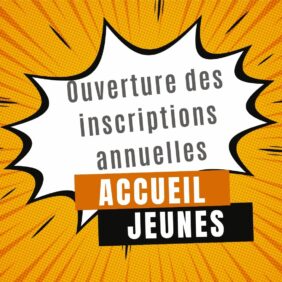 INSCRIPTION ANNUELLE A L'ACCUEIL JEUNES image