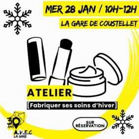 ATELIER "Fabriquer ses soins d'hiver" image