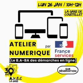 ATELIER NUMERIQUE  par France Services image