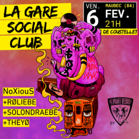 LA GARE SOCIAL CLUB by Elephantz Records /// Techno Party /// image