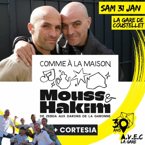 CONCERT MOUSS & HAKIM + CORTESIA image