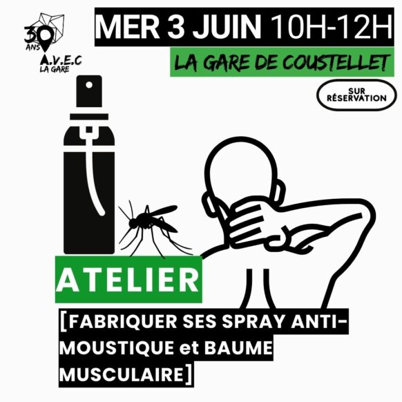 ATELIER « Fabriquer son spray anti-moustique et son baume musculaire » image
