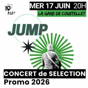 Concert de sélection des artistes Jump promo 2026 image