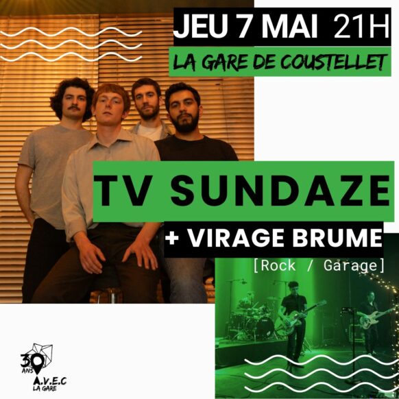 CONCERT TV SUNDAZE + VIRAGE BRUME CONCERT TV SUNDAZE + VIRAGE BRUME image