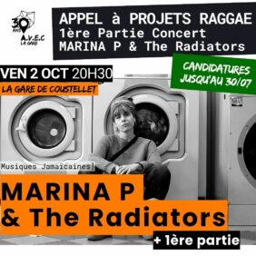 APPEL à PROJETS RAGGAE | 1ère Partie Concert MARINA P & The Radiators image