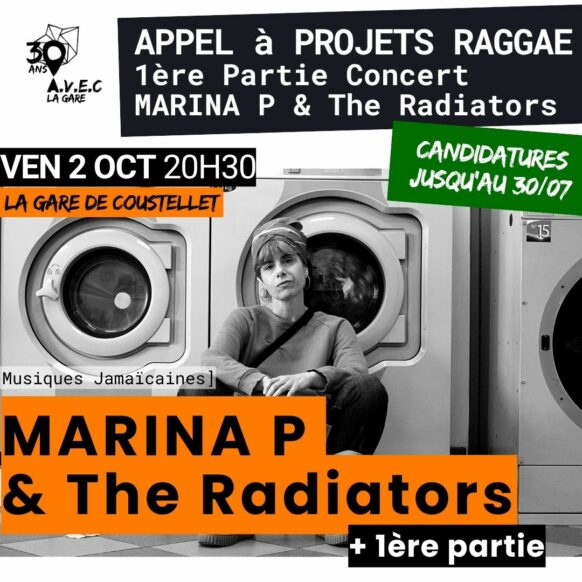 APPEL à PROJETS RAGGAE | 1ère Partie Concert MARINA P & The Radiators image