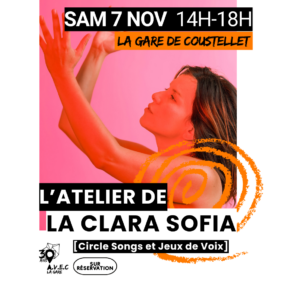 Atelier "Circle Songs & Jeux de Voix" par LA CLARA SOFIA image