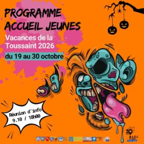 Accueil Jeunes : Programme des vacances de Toussaint 2026 image