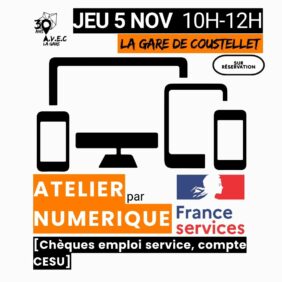 ATELIER NUMERIQUE  par France Services image