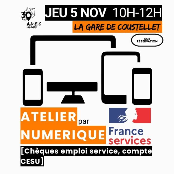 ATELIER NUMERIQUE  par France Services image